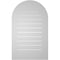 Ekena Millwork Round Top Surface Mount PVC Gable Vent: Functional, w/ 3-1/2"W x 1"P Standard Frame, 22"W x 36"H GVPRT22X3601SF - alternate 2